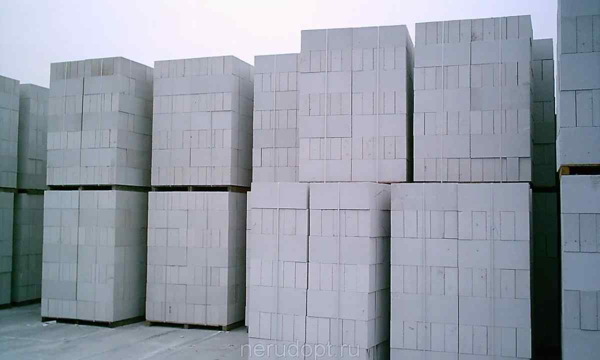 How to warm foam concrete blocks