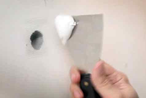 How to close up hole in gypsum cardboard
