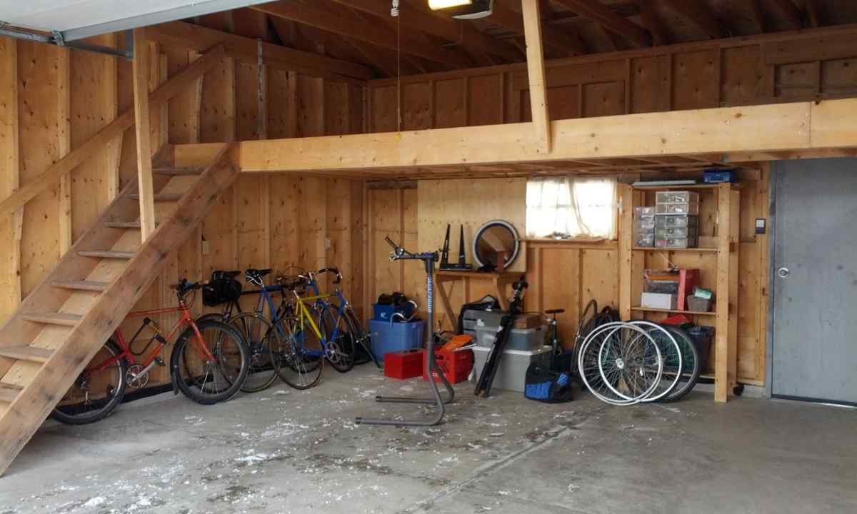 How to make wooden floor in garage