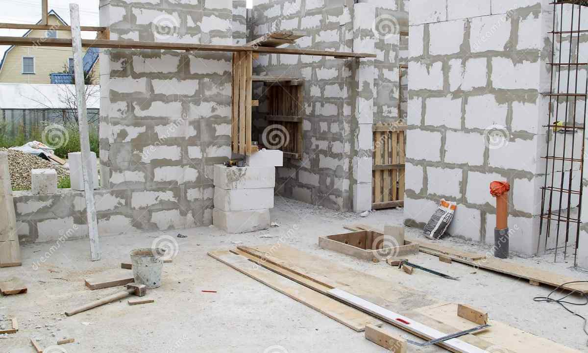 How to build the house of gas-concrete blocks