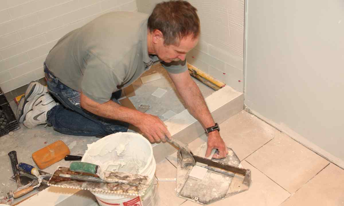 How to cut firm floor tile
