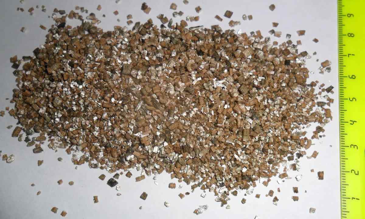 Bellied vermiculite in construction