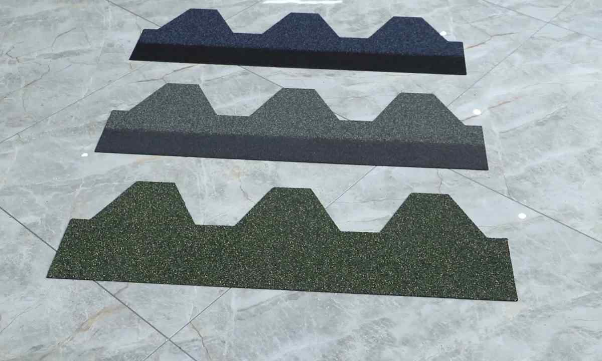 We choose material for roof: soft bituminous tile