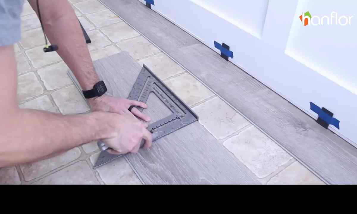 How to lay flexible tile