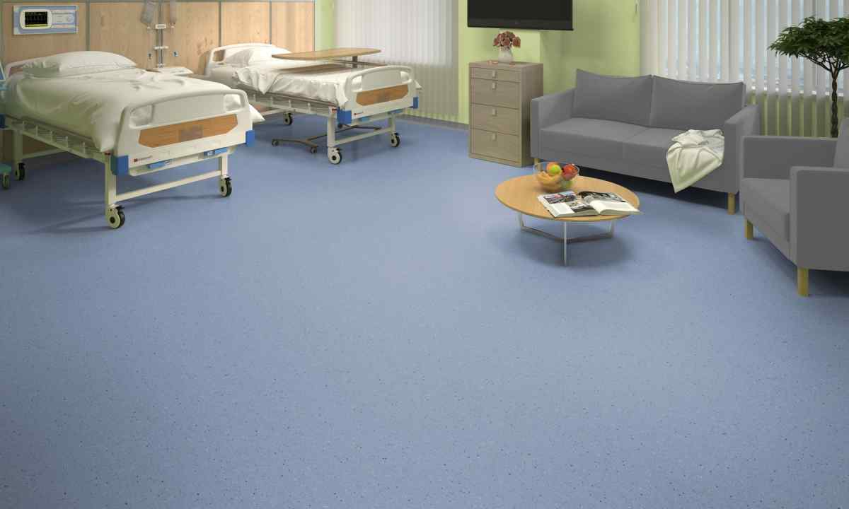 PVC linoleum: durable floor covering of economy class