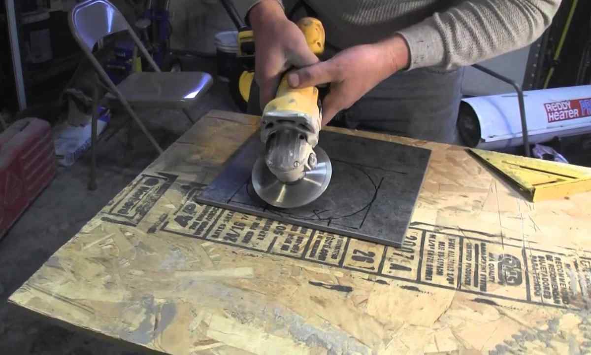 How to cut plitkorezy tile