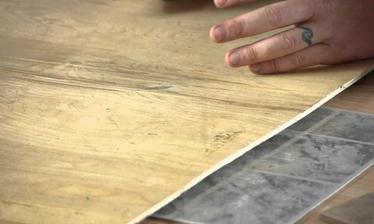 How to lay linoleum on floor