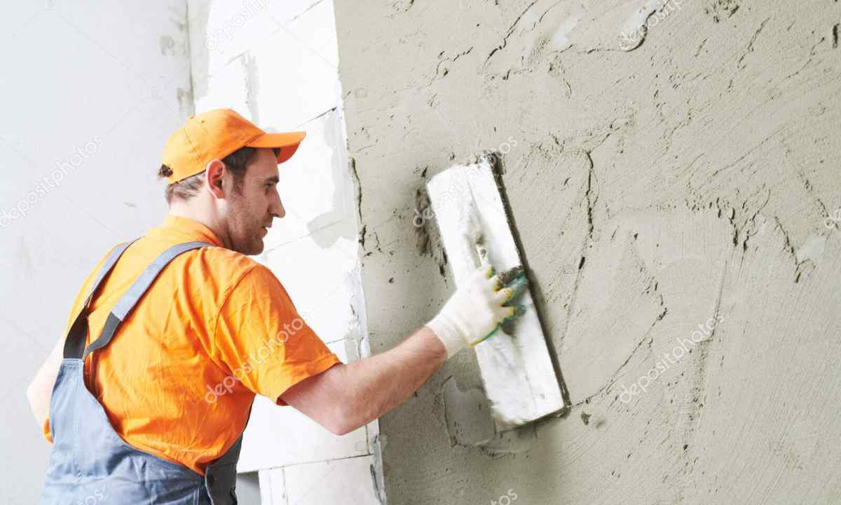 Plaster plaster: how to pick up mix and to apply it