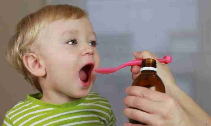 What cough syrup it is possible for the child of 7 months