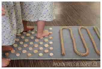 How to make an orthopedic rug with own hands