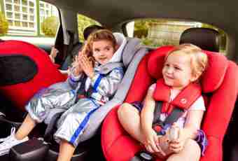 Groups of children's car seats