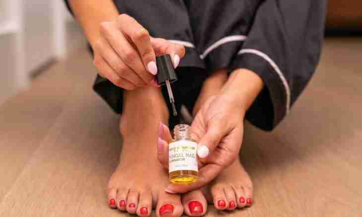 Treatment of fungal damage of nails at children