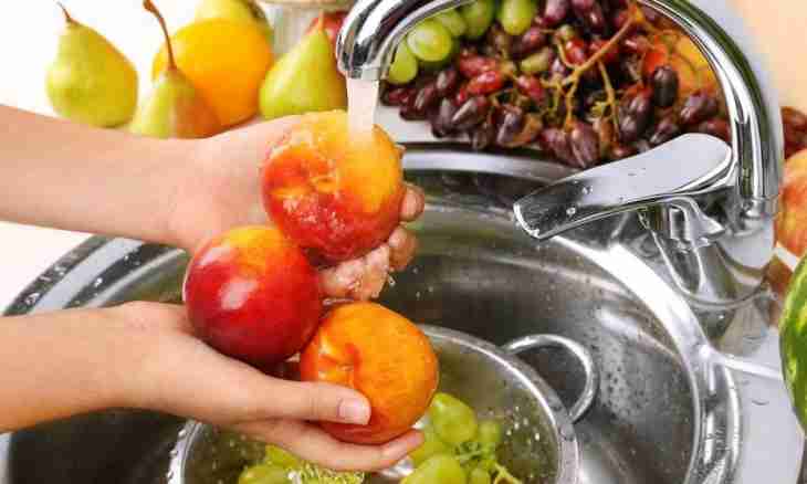 What is the washing of a fruit