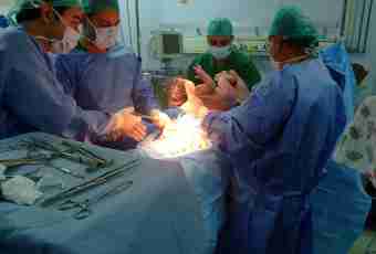 As operation Cesarean section proceeds