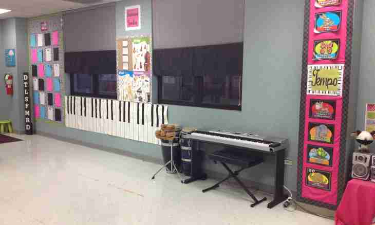 How to decorate music hall in kindergarten