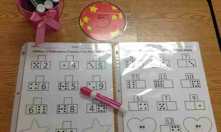 How to teach the child to addition and subtraction