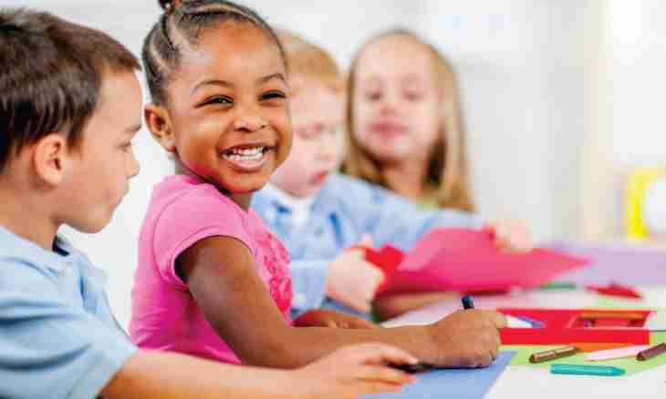 Training of preschool children for the letter