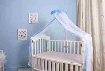 How to fix a canopy to a crib