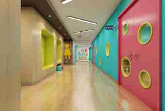 How to issue a corridor in kindergarten