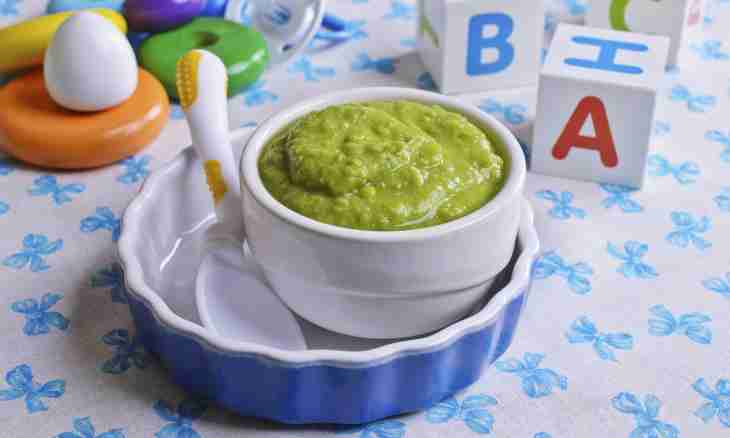 How to make puree for the child about one year
