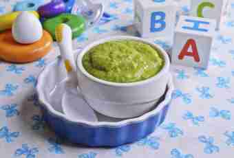 How to make puree for the child about one year
