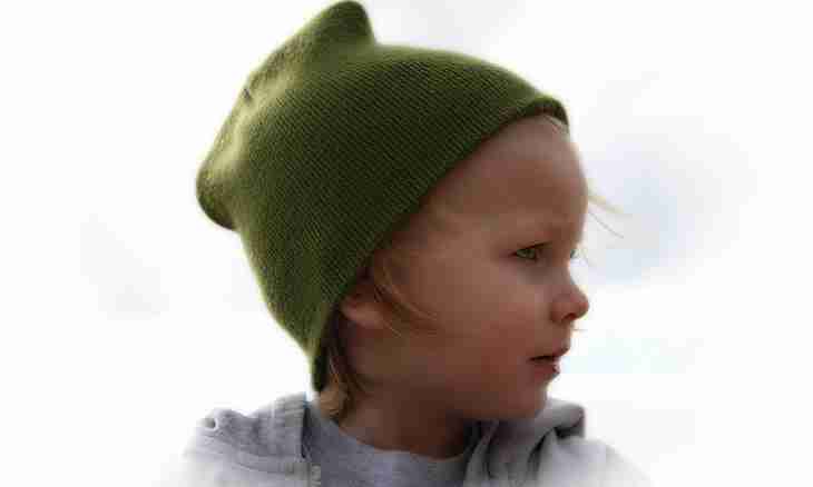 How to knit a cap for the kid