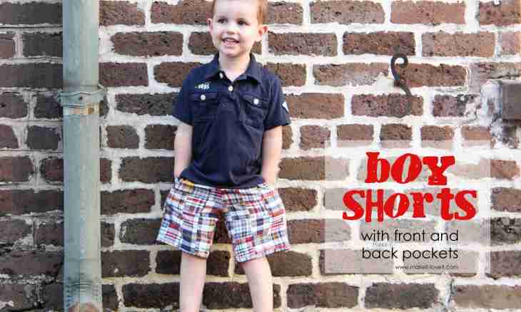 How to sew shorts for the boy