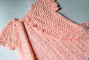How to knit children's sleeveless jackets
