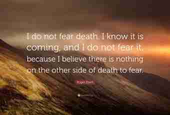 Why people are not afraid of death