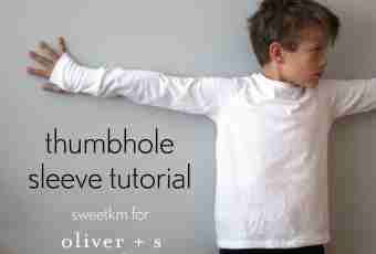 How to sew a children's shirt