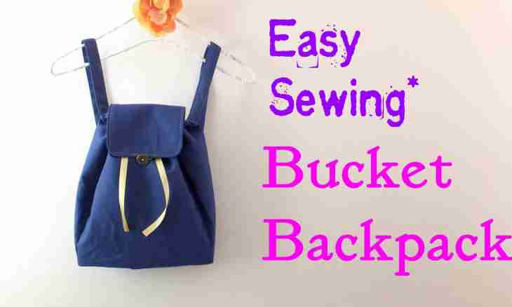 How to sew a backpack to the child