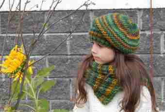 How to knit children's scarves