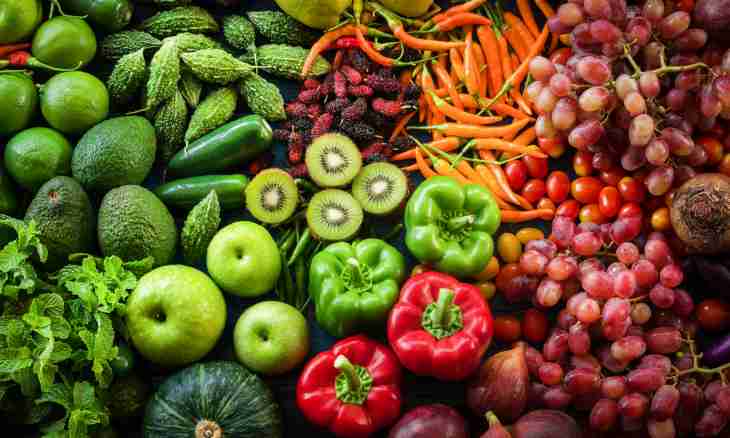 How to enter fresh vegetables into a feeding up