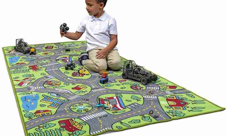 How to make the game developing rug for the kid