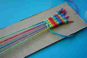 How to make the weaving loom for children's creativity