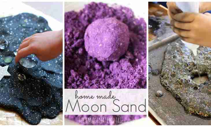 The recipe of lunar sand for the smallest