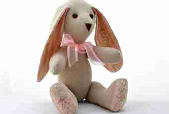 How to sew a toy of a hare