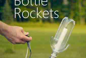 How to make with the child a rocket of a bottle