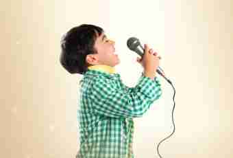 How to sing with the child of a song