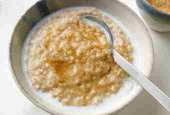 How to cook porridge for the baby