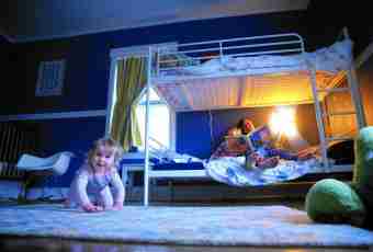 How to accustom the child to sleep in the room