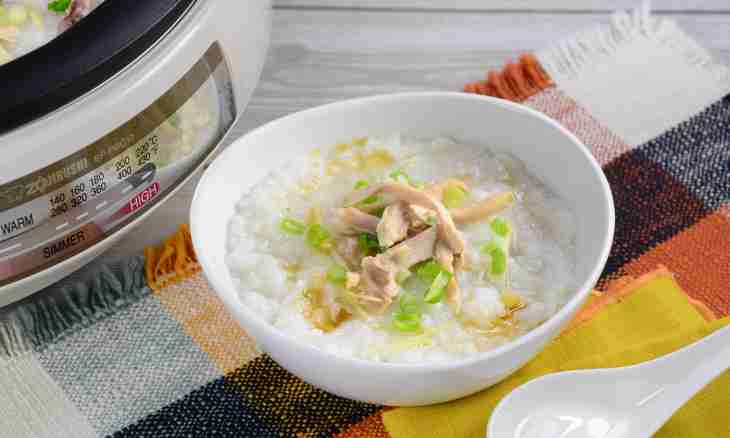 How to cook rice porridge to the baby