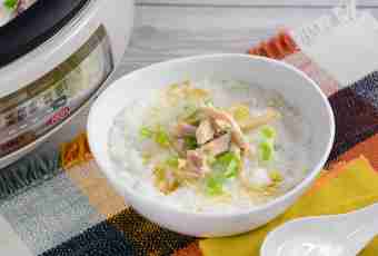 How to cook rice porridge to the baby