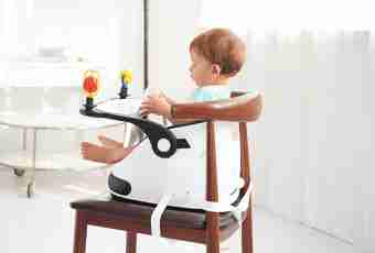 What has to be a chair at the baby