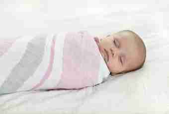 How to swaddle the child at a dysplasia
