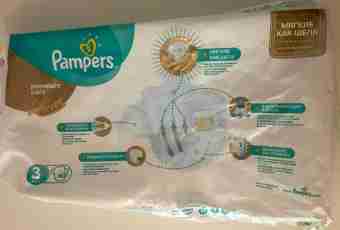 As it is correct to put on pampers