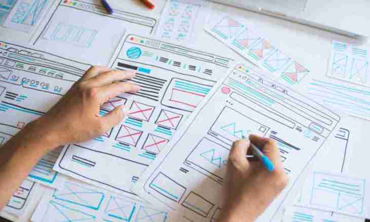 How to draw a template for the website