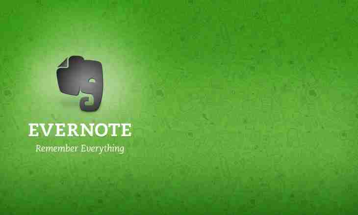 Evernote bases: mastering of notepads for five simple steps