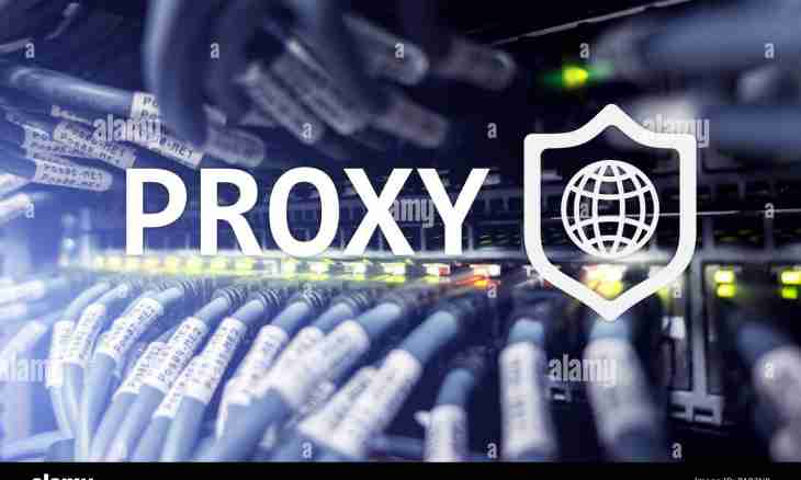 How to change a proxy the server