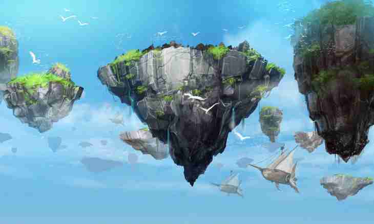 "As to find the flying island in a game of ""Terrarium"""